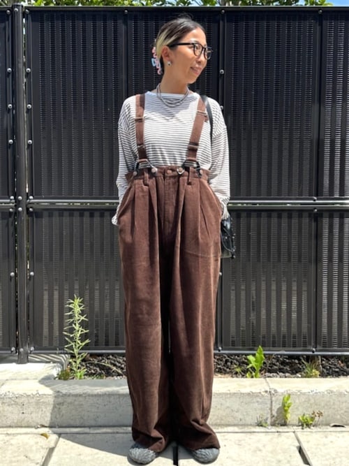 seesee yesgoodmarket ボーダーロングスリーブ FREAK'S STORE/シアー ボーダー ロング スリーブ Tシャツ【限定展開