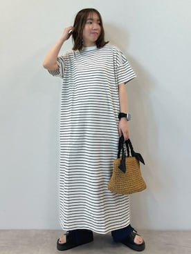 「USAコットン」｜FREAK'S STORE HEAD OFFICE WOMENさん（レディース・154cm）の夏コーディネート