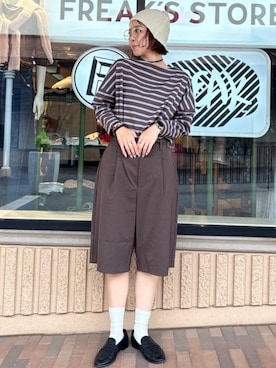 FREAK'S STORE HEAD OFFICE WOMENさん(レディース・160cm)の秋コーディネート