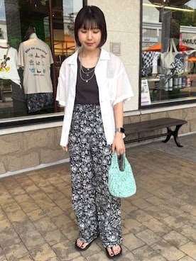 FREAK'S STORE HEAD OFFICE WOMENさん(レディース・156cm)の夏コーディネート