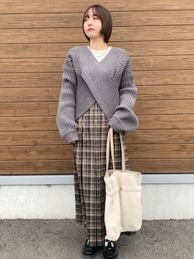 「スカートコーデ」｜FREAK'S STORE HEAD OFFICE WOMENさん（レディース・150cm）の冬コーディネート