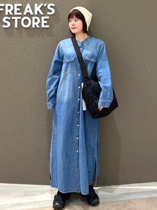 SOMETHING × FREAK'S STORE/サムシング 別注 DENIM SHIRTS ONE PIECE