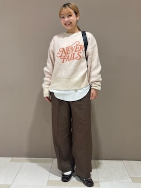 FREAK'S STORE HEAD OFFICE WOMENさん（レディース・157cm）の秋コーディネート