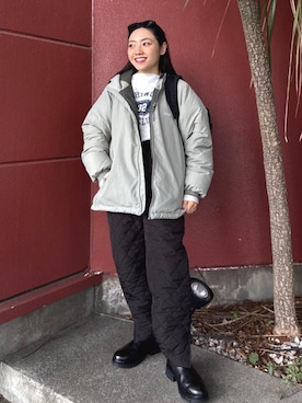 「FREAK'S STORE（フリークスストア）のアイテム（その他パンツ）」を使った、FREAK'S STORE HEAD OFFICE WOMENさん（レディース・147cm）の秋コーディネート