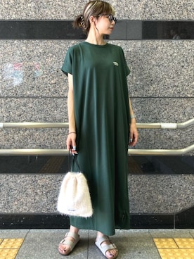 「FREAK'S STORE（フリークスストア）のアイテム（ファッション雑貨）」を使った、FREAK'S STORE HEAD OFFICE WOMENさん（レディース・165cm）の夏コーディネート