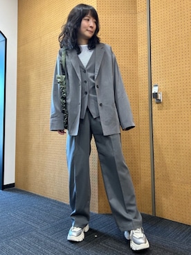 「FREAK'S STORE（フリークスストア）のアイテム（ジャケット/アウター）」を使った、FREAK'S STORE HEAD OFFICE WOMENさん（レディース・161cm）の冬コーディネート