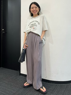 「FREAK'S STORE（フリークスストア）のアイテム」を使った、FREAK'S STORE HEAD OFFICE WOMENさん（レディース・152cm）の夏コーディネート