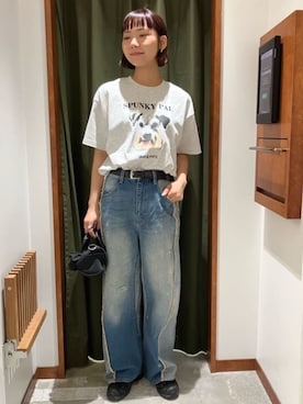 「アニマル」｜FREAK'S STORE HEAD OFFICE WOMENさん（レディース・164cm）の夏コーディネート