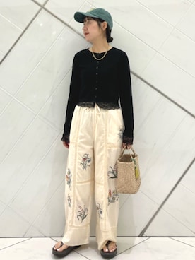 「Freada（フリーダ）のアイテム（トップス）」を使った、FREAK'S STORE HEAD OFFICE WOMENさん（レディース・159cm）の夏コーディネート