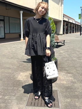 「FREAK'S STORE（フリークスストア）のアイテム」を使った、FREAK'S STORE HEAD OFFICE WOMENさん（レディース・160cm）の夏コーディネート