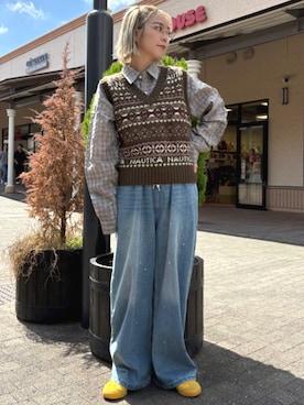 FREAK'S STORE HEAD OFFICE WOMENさん（レディース・160cm）の秋コーディネート