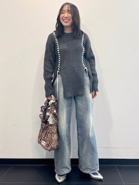 FREAK'S STORE HEAD OFFICE WOMENさん(レディース・154cm)の冬コーディネート