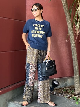 FREAK'S STORE HEAD OFFICE WOMENさん(レディース・168cm)の夏コーディネート