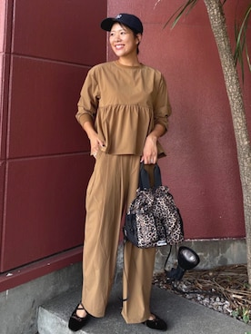 「FREAK'S STORE（フリークスストア）のアイテム（バックパック/リュック）」を使った、FREAK'S STORE HEAD OFFICE WOMENさん（レディース・168cm）の秋コーディネート