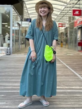 「WEEKEND(ER)（ウィークエンダー）のアイテム」を使った、FREAK'S STORE HEAD OFFICE WOMENさん（レディース・158cm）の夏コーディネート