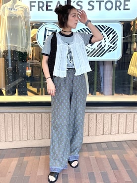 FREAK'S STORE HEAD OFFICE WOMENさん(レディース・160cm)の夏コーディネート