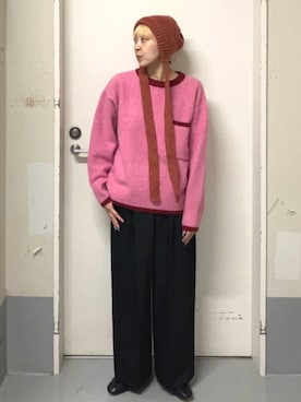 「アイテム（バレエシューズ）」を使った、FREAK'S STORE HEAD OFFICE WOMENさん（レディース・160cm）の秋コーディネート