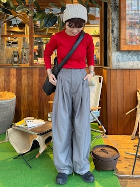 「WEEKEND(ER)（ウィークエンダー）のアイテム」を使った、FREAK'S STORE HEAD OFFICE WOMENさん（レディース・155cm）の秋コーディネート