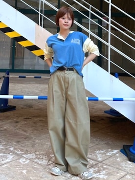 「KEEN（キーン）のアイテム」を使った、FREAK'S STORE HEAD OFFICE WOMENさん（レディース・151cm）の夏コーディネート