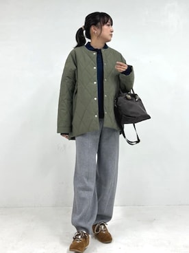 「FREAK'S STORE（フリークスストア）のアイテム（その他パンツ）」を使った、FREAK'S STORE HEAD OFFICE WOMENさん（レディース・161cm）の秋コーディネート