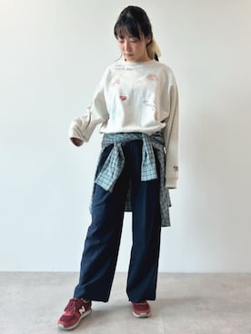 FREAK'S STORE HEAD OFFICE WOMENさん（レディース・161cm）の秋コーディネート