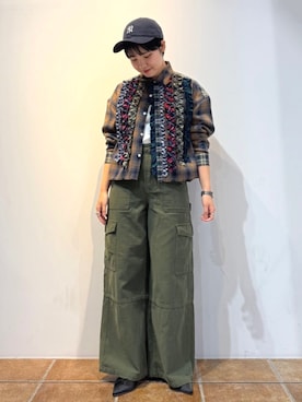 「Freada（フリーダ）のアイテム」を使った、FREAK'S STORE HEAD OFFICE WOMENさん（レディース・160cm）の秋コーディネート