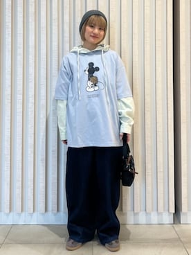 「PUBLUX（パブリュクス）のアイテム」を使った、FREAK'S STORE HEAD OFFICE WOMENさん（レディース・155cm）の春コーディネート