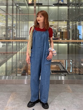 「FREAK'S STORE（フリークスストア）のアイテム（ハンドバッグ）」を使った、FREAK'S STORE HEAD OFFICE WOMENさん（レディース・154cm）の春コーディネート