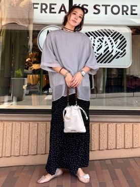 FREAK'S STORE HEAD OFFICE WOMENさん(レディース・160cm)の夏コーディネート