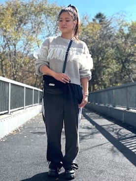 「ミックススタイル」｜FREAK'S STORE HEAD OFFICE WOMENさん（レディース・160cm）の冬コーディネート