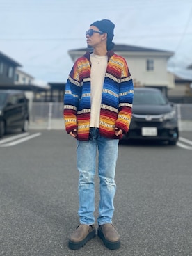 「DISCOVERED（ディスカバード）のアイテム」を使った、TogAさん（メンズ・165cm）の秋コーディネート