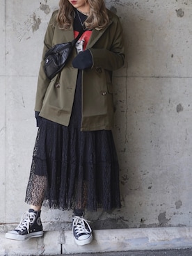 「A.D.G（エーディージー）のアイテム」を使った、A.D.Gさん（レディース・150cm）の夏コーディネート
