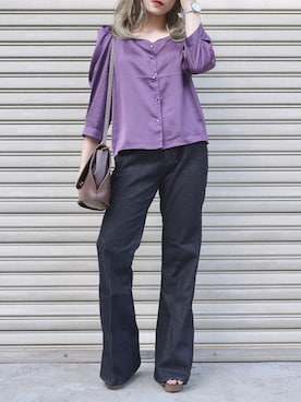 「アイテム（腕時計）」を使った、A.D.Gさん（レディース・150cm）の春コーディネート