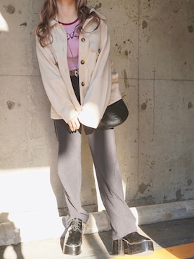 「A.D.G（エーディージー）のアイテム（ジャケット/アウター）」を使った、A.D.Gさん（レディース・150cm）の秋コーディネート
