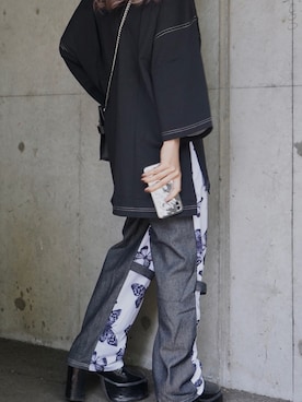 「A.D.G（エーディージー）のアイテム（パンツ）」を使った、A.D.Gさん（レディース・150cm）の春コーディネート
