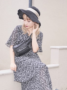 「A.D.G（エーディージー）のアイテム（帽子）」を使った、A.D.Gさん（レディース・150cm）の春コーディネート