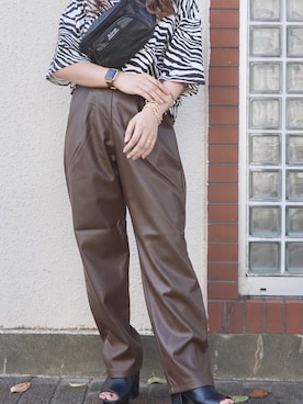 「アイテム（ブレスレット）」を使った、A.D.Gさん（レディース・150cm）の冬コーディネート