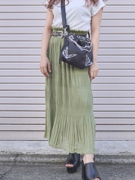 「ドッキングワンピ」｜「アイテム（その他）」を使った、A.D.Gさん（レディース・150cm）の冬コーディネート