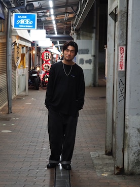 「THOUSAND MILE（サウザンドマイル）のアイテム」を使った、Tk Arkさん（メンズ・173cm）の夏コーディネート
