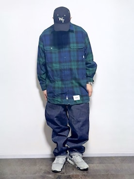 「アイテム（スニーカー）」を使った、ma-kiさん（メンズ・172cm・40代）の秋コーディネート