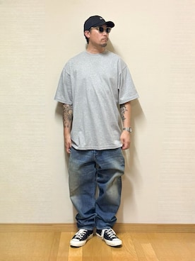 「WTAPS（ダブルタップス）のアイテム（帽子）」を使った、ma-kiさん（メンズ・172cm）の夏コーディネート
