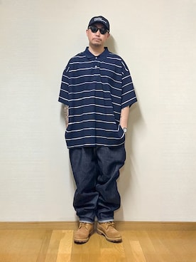 「Graphpaper（グラフペーパー）のアイテム」を使った、ma-kiさん（メンズ・172cm）の春コーディネート