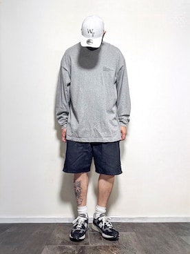 「アイテム（キャップ）」を使った、ma-kiさん（メンズ・172cm・40代）の秋コーディネート