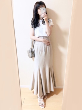 「MERCURYDUO（マーキュリーデュオ）のアイテム」を使った、ｎａｎａ♡さん（レディース・153cm）の夏コーディネート