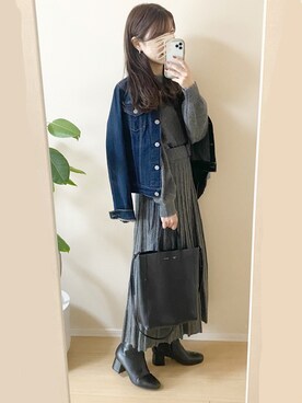 「URBAN RESEARCH Sonny Label（アーバンリサーチサニーレーベル）のアイテム（ブーツ）」を使った、ｎａｎａ♡さん（レディース・153cm）の秋コーディネート