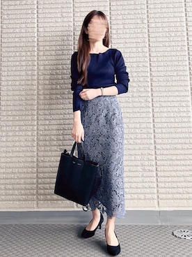 「EMMEL REFINES（エメルリファインズ）のアイテム」を使った、ｎａｎａ♡さん（レディース・153cm）の秋コーディネート