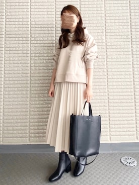 「URBAN RESEARCH Sonny Label（アーバンリサーチサニーレーベル）のアイテム（ブーツ）」を使った、ｎａｎａ♡さん（レディース・153cm）の秋コーディネート