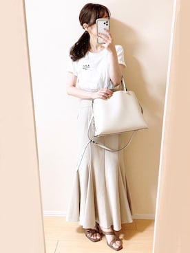 「MERCURYDUO（マーキュリーデュオ）のアイテム」を使った、ｎａｎａ♡さん（レディース・153cm）の夏コーディネート
