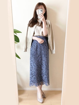「EMMEL REFINES（エメルリファインズ）のアイテム」を使った、ｎａｎａ♡さん（レディース・153cm）の秋コーディネート
