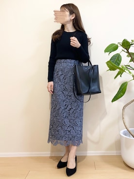 「EMMEL REFINES（エメルリファインズ）のアイテム」を使った、ｎａｎａ♡さん（レディース・153cm）の秋コーディネート